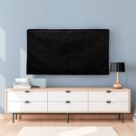 TV, Audio-Video si Foto - Accesorii TV si audio - Accesorii TV - Husa pentru televizor de 55" Kwmobile, Negru, Textil, 60189.01 - Infinity.ro