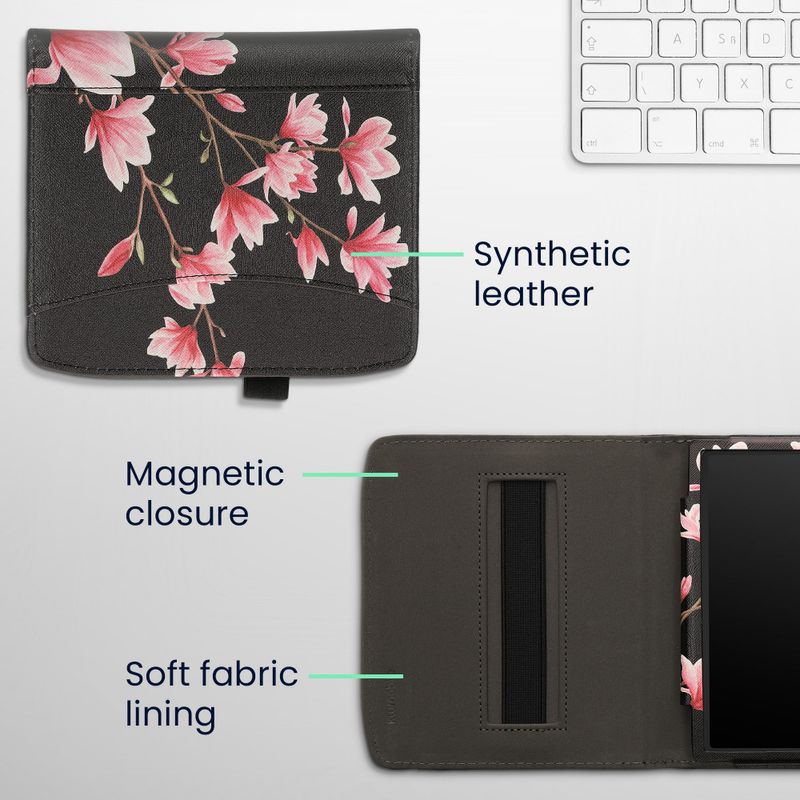 Laptop, Telefoane si Tablete - Ebook reader si accesorii - Accesorii eBook Reader - Husa cu buzunar Kwmobile pentru PocketBook Era, Multicolor, Piele ecologica, KWM000016ZC014C - Infinity.ro