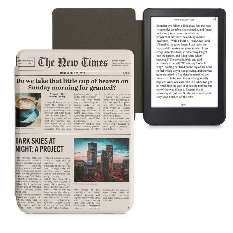 Laptop, Telefoane si Tablete - Ebook reader si accesorii - Accesorii eBook Reader - Husa Kwmobile pentru Kobo Clara 2E, Multicolor, Piele ecologica, 60056.30 - Infinity.ro