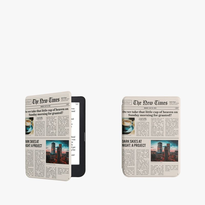 Laptop, Telefoane si Tablete - Ebook reader si accesorii - Accesorii eBook Reader - Husa Kwmobile pentru Kobo Clara 2E, Multicolor, Piele ecologica, 60056.30 - Infinity.ro