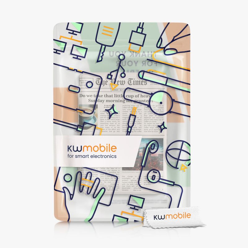 Laptop, Telefoane si Tablete - Ebook reader si accesorii - Accesorii eBook Reader - Husa Kwmobile pentru Kobo Clara 2E, Multicolor, Piele ecologica, 60056.30 - Infinity.ro