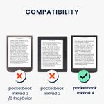 Laptop, Telefoane si Tablete - Ebook reader si accesorii - Accesorii eBook Reader - Husa Kwmobile pentru PocketBook InkPad 4, Rosu inchis, Piele ecologica, 61644.01 - Infinity.ro