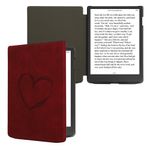 Laptop, Telefoane si Tablete - Ebook reader si accesorii - Accesorii eBook Reader - Husa Kwmobile pentru PocketBook InkPad 4, Rosu inchis, Piele ecologica, 61644.01 - Infinity.ro