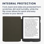 Laptop, Telefoane si Tablete - Ebook reader si accesorii - Accesorii eBook Reader - Husa Kwmobile pentru PocketBook InkPad 4, Rosu inchis, Piele ecologica, 61644.01 - Infinity.ro