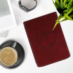 Laptop, Telefoane si Tablete - Ebook reader si accesorii - Accesorii eBook Reader - Husa Kwmobile pentru PocketBook InkPad 4, Rosu inchis, Piele ecologica, 61644.01 - Infinity.ro