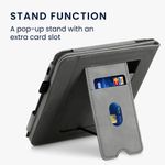 Laptop, Telefoane si Tablete - Ebook reader si accesorii - Accesorii eBook Reader - Husa pentru Tolino Vision 6, Piele ecologica, Gri, kwmobile, 56600.01 - Infinity.ro