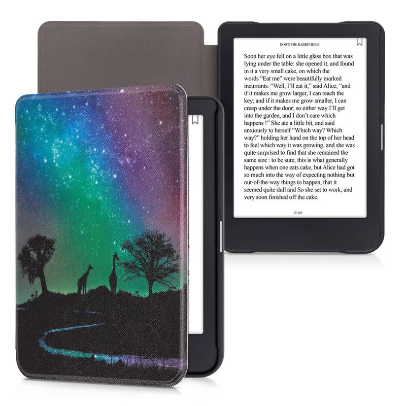 Laptop, Telefoane si Tablete - Ebook reader si accesorii - Accesorii eBook Reader - Husa pentru Tolino Shine 3, Piele ecologica, Multicolor, 46639.46 - Infinity.ro