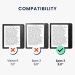 Laptop, Telefoane si Tablete - Ebook reader si accesorii - Accesorii eBook Reader - Husa Kwmobile pentru Tolino Epos 3, Verde inchis/Gri, Textil, KWM000017KY002C - Infinity.ro