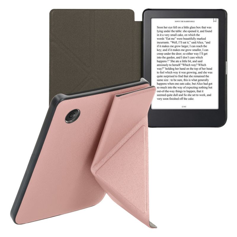 Laptop, Telefoane si Tablete - Ebook reader si accesorii - Accesorii eBook Reader - Husa kwmobile pentru Kobo Clara 2E, Piele ecologica, Roz, 60051.81 - Infinity.ro