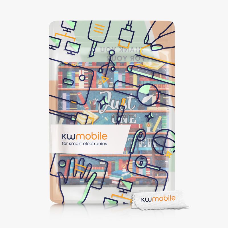 Laptop, Telefoane si Tablete - Ebook reader si accesorii - Accesorii eBook Reader - Husa pentru Amazon Kindle Oasis 10, Kwmobile, Multicolor, Piele ecologica, 49417.07 - Infinity.ro