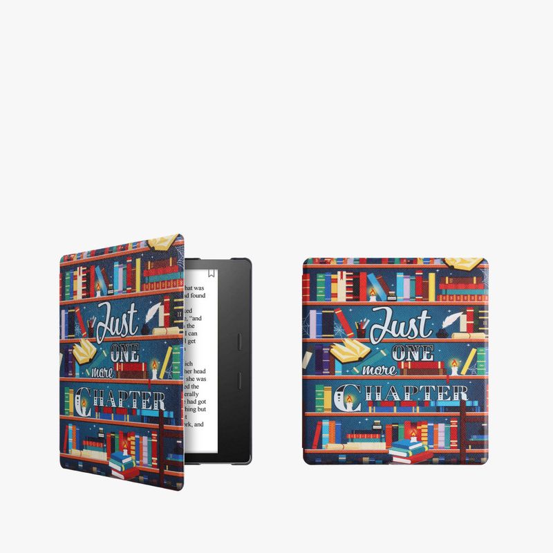 Laptop, Telefoane si Tablete - Ebook reader si accesorii - Accesorii eBook Reader - Husa pentru Amazon Kindle Oasis 10, Kwmobile, Multicolor, Piele ecologica, 49417.07 - Infinity.ro