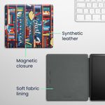 Laptop, Telefoane si Tablete - Ebook reader si accesorii - Accesorii eBook Reader - Husa pentru Amazon Kindle Oasis 10, Kwmobile, Multicolor, Piele ecologica, 49417.07 - Infinity.ro