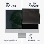 PC, gaming si accesorii - Desktop PC & monitoare - Accesorii monitoare - Husa Kwmobile 3in1 pentru monitor de 34-34 inch, Gri inchis, Plastic, KWM0000251Y001C - Infinity.ro