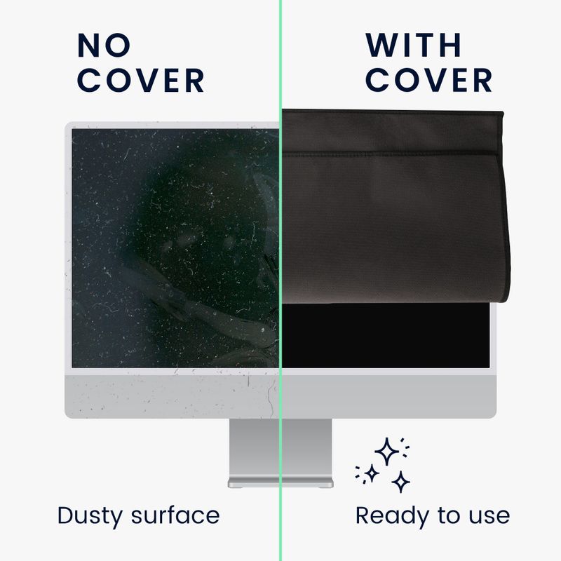 PC, gaming si accesorii - Desktop PC & monitoare - Accesorii monitoare - Husa Kwmobile 3in1 pentru monitor de 34-34 inch, Gri inchis, Plastic, KWM0000251Y001C - Infinity.ro