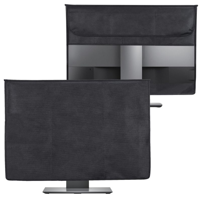 PC, gaming si accesorii - Desktop PC & monitoare - Accesorii monitoare - Husa pentru monitor de 27-28 inch, Kwmobile, Negru, Textil, 54393.01 - Infinity.ro