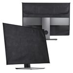 PC, gaming si accesorii - Desktop PC & monitoare - Accesorii monitoare - Husa pentru monitor de 27-28 inch, Kwmobile, Negru, Textil, 54393.01 - Infinity.ro