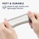 PC, gaming si accesorii - Periferice PC - Periferice Diverse - Husa mouse Kwmobile pentru Apple Magic Mouse, Alb, Silicon, KWM0000259K002C - Infinity.ro