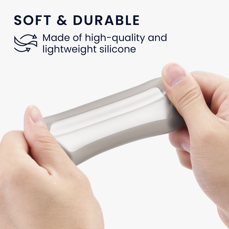 PC, gaming si accesorii - Periferice PC - Periferice Diverse - Husa mouse Kwmobile pentru Apple Magic Mouse, Alb, Silicon, KWM0000259K002C - Infinity.ro