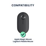 PC, gaming si accesorii - Periferice PC - Periferice Diverse - Husa mouse Kwmobile pentru Apple Magic Mouse, Alb, Silicon, KWM0000259K002C - Infinity.ro