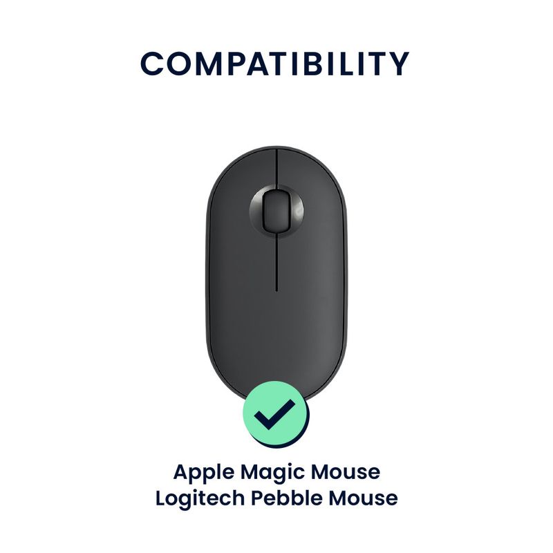 PC, gaming si accesorii - Periferice PC - Periferice Diverse - Husa mouse Kwmobile pentru Apple Magic Mouse, Alb, Silicon, KWM0000259K002C - Infinity.ro