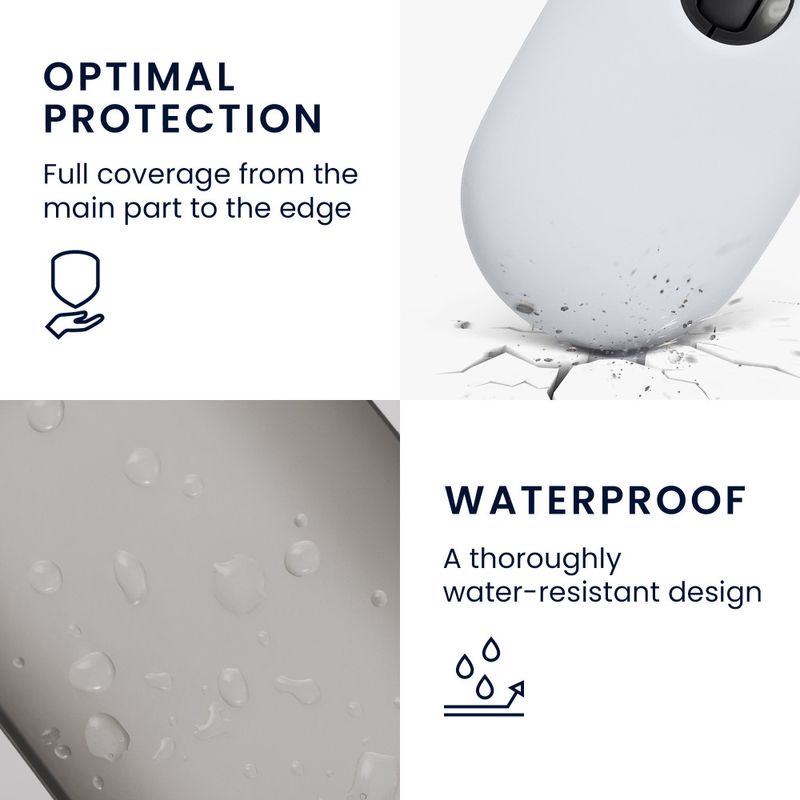 PC, gaming si accesorii - Periferice PC - Periferice Diverse - Husa mouse Kwmobile pentru Apple Magic Mouse, Alb, Silicon, KWM0000259K002C - Infinity.ro