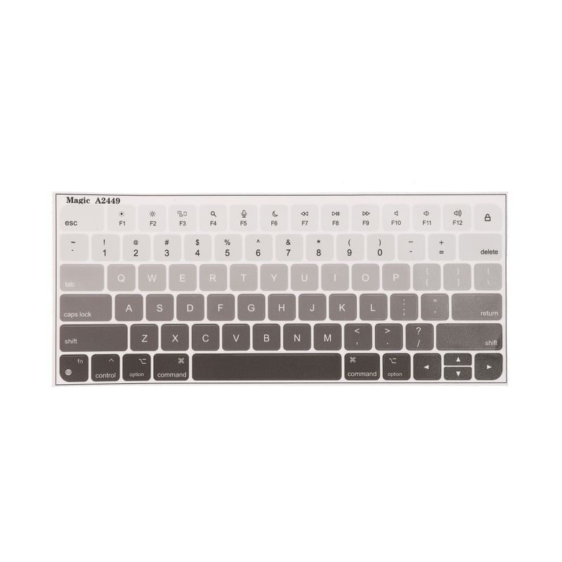 PC, gaming si accesorii - Periferice PC - Periferice Diverse - Autocolant tastatura Kwmobile pentru Apple Magic Keyboard, Multicolor, Plastic, KWM000025CS002C - Infinity.ro