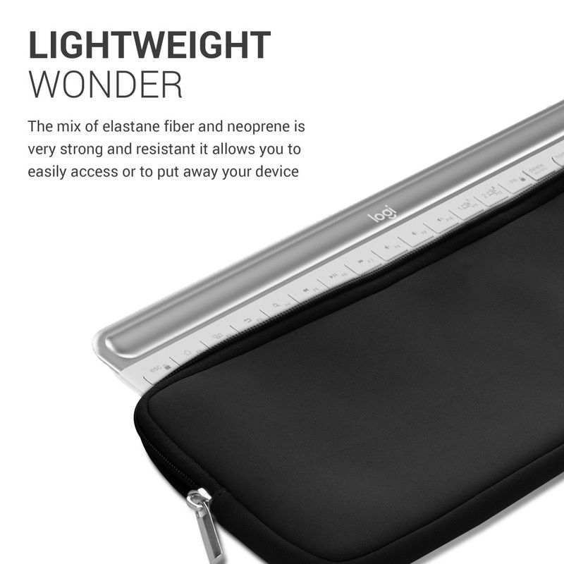 PC, gaming si accesorii - Periferice PC - Periferice Diverse - Husa tastatura Kwmobile pentru Logitech MK470, Negru, Neopren, KWM000018TN003C - Infinity.ro