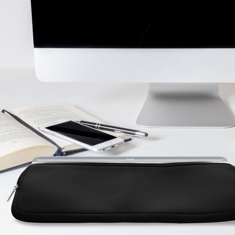 PC, gaming si accesorii - Periferice PC - Periferice Diverse - Husa tastatura Kwmobile pentru Logitech MK470, Negru, Neopren, KWM000018TN003C - Infinity.ro