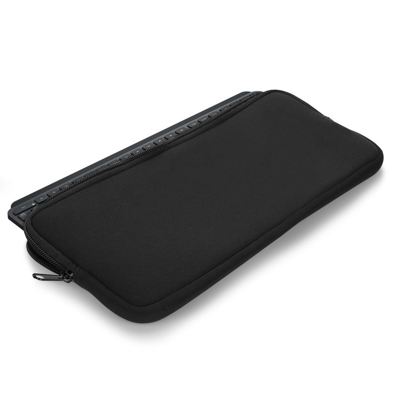 PC, gaming si accesorii - Periferice PC - Periferice Diverse - Husa tastatura Kwmobile pentru Logitech Mx Keys Mini Wireless, Negru, Neopren, 60254.01 - Infinity.ro