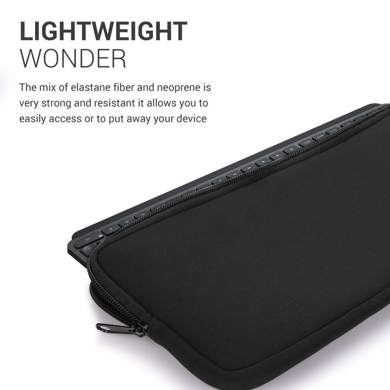 PC, gaming si accesorii - Periferice PC - Periferice Diverse - Husa tastatura Kwmobile pentru Logitech Mx Keys Mini Wireless, Negru, Neopren, 60254.01 - Infinity.ro