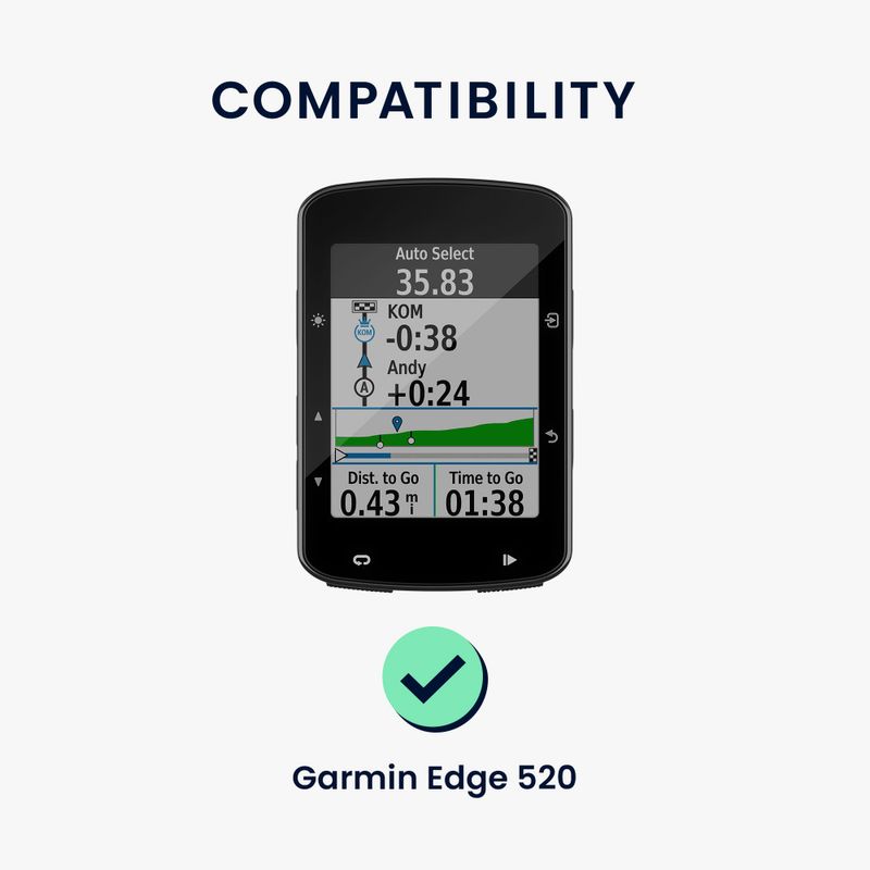 Sport si Outdoor - Ciclism - Accesorii pentru biciclete - Suporturi accesorii biciclete - Husa de protectie Kwmobile pentru Garmin Edge 520, Albastru, Silicon, 42268.80 - Infinity.ro