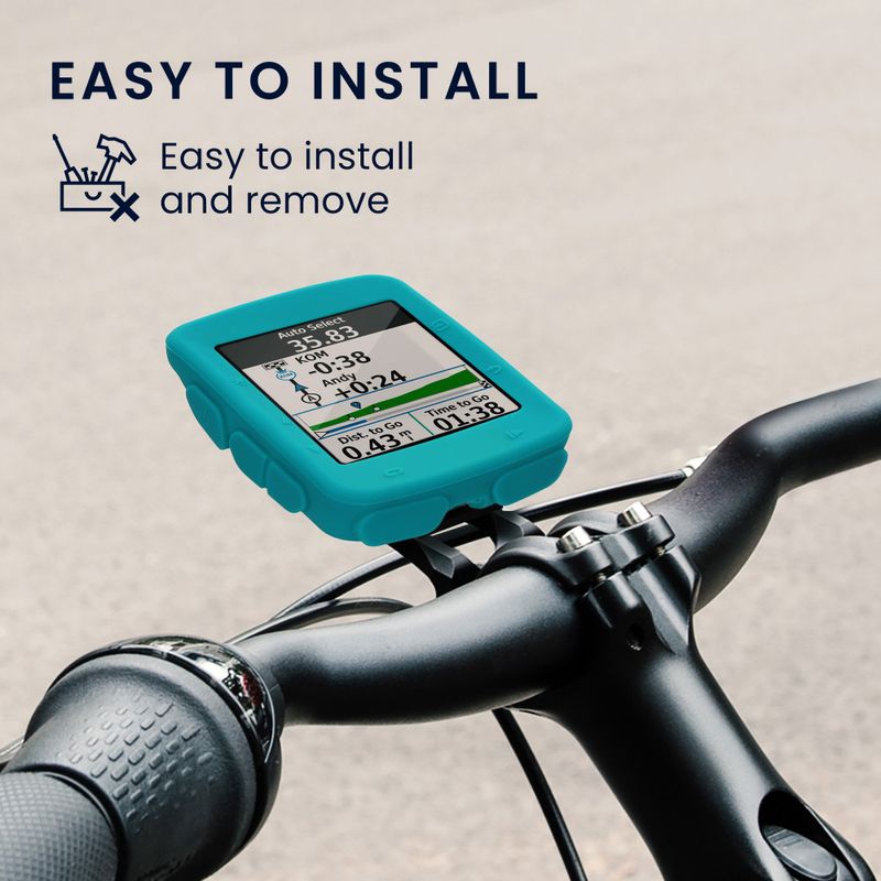 Sport si Outdoor - Ciclism - Accesorii pentru biciclete - Suporturi accesorii biciclete - Husa de protectie Kwmobile pentru Garmin Edge 520, Albastru, Silicon, 42268.80 - Infinity.ro