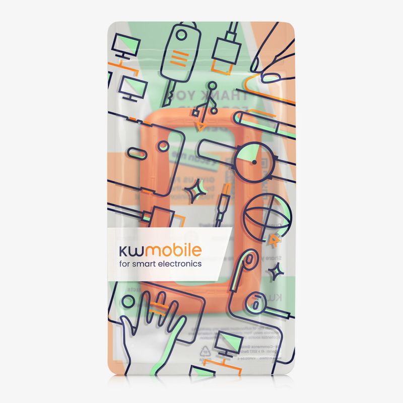 Sport si Outdoor - Ciclism - Accesorii pentru biciclete - Suporturi accesorii biciclete - Husa de protectie Kwmobile pentru Garmin eTrex Solar, Portocaliu, Silicon, KWM000025GZ002C - Infinity.ro