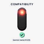 Sport si Outdoor - Ciclism - Accesorii pentru biciclete - Suporturi accesorii biciclete - Husa de protectie Kwmobile pentru Garmin Varia RTL515, Albastru inchis, Silicon, KWM000024US002C - Infinity.ro