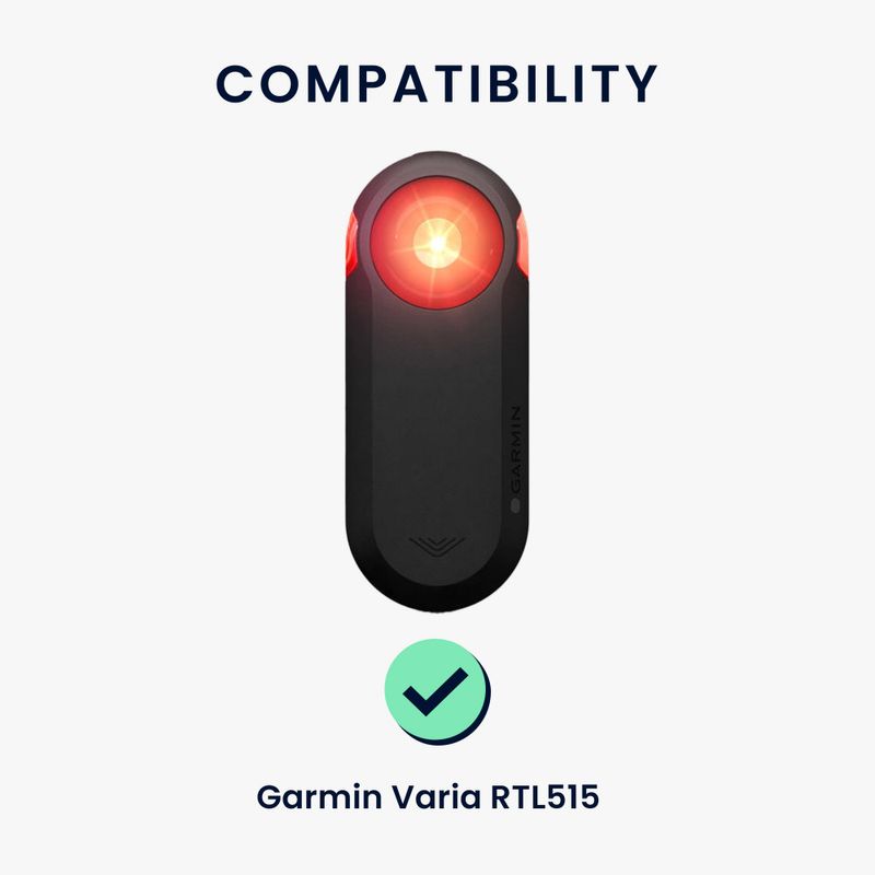 Sport si Outdoor - Ciclism - Accesorii pentru biciclete - Suporturi accesorii biciclete - Husa de protectie Kwmobile pentru Garmin Varia RTL515, Albastru inchis, Silicon, KWM000024US002C - Infinity.ro