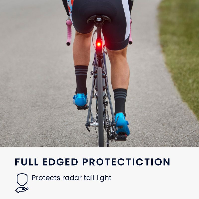 Sport si Outdoor - Ciclism - Accesorii pentru biciclete - Suporturi accesorii biciclete - Husa de protectie Kwmobile pentru Garmin Varia RTL515, Albastru inchis, Silicon, KWM000024US002C - Infinity.ro