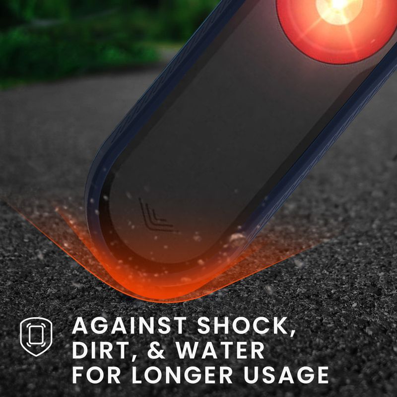 Sport si Outdoor - Ciclism - Accesorii pentru biciclete - Suporturi accesorii biciclete - Husa de protectie Kwmobile pentru Garmin Varia RTL515, Albastru inchis, Silicon, KWM000024US002C - Infinity.ro