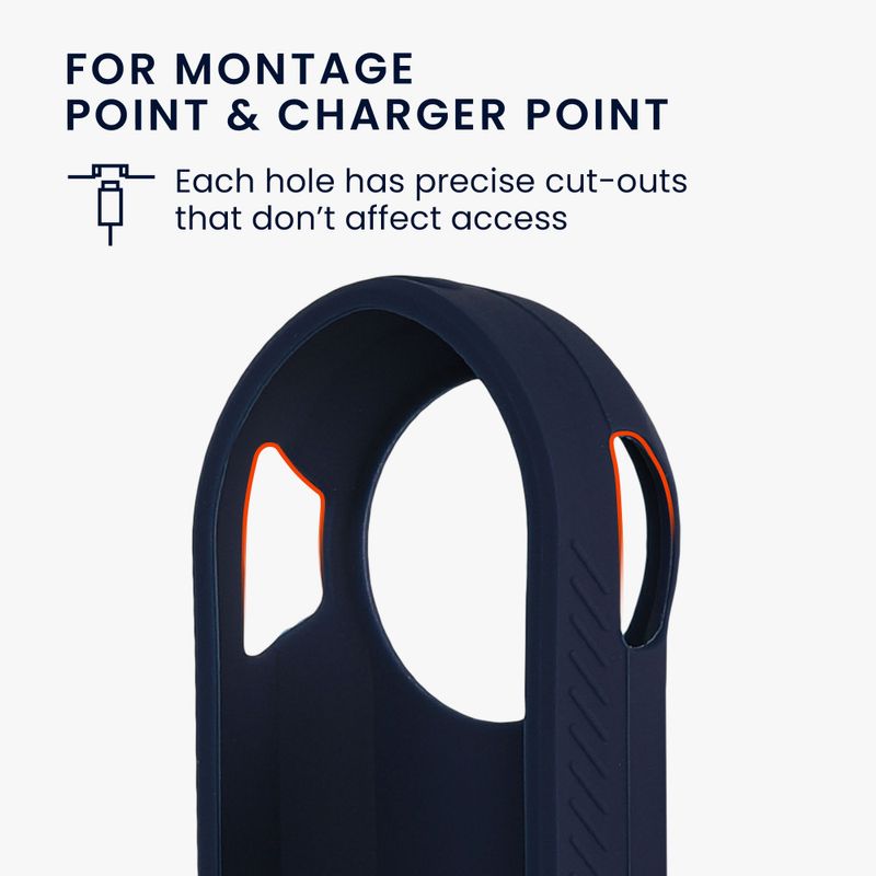 Sport si Outdoor - Ciclism - Accesorii pentru biciclete - Suporturi accesorii biciclete - Husa de protectie Kwmobile pentru Garmin Varia RTL515, Albastru inchis, Silicon, KWM000024US002C - Infinity.ro