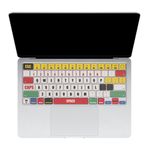 Laptop, Telefoane si Tablete - Laptopuri si accesorii - Piese laptop - Folii protectie si autocolante laptop - Autocolant tastatura Kwmobile pentru Apple MacBook Air M2 (2022), Multicolor, Plastic, KWM000025CP001C - Infinity.ro