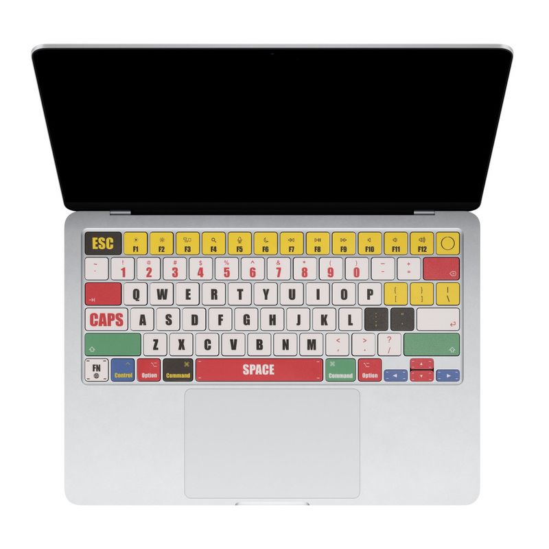 Laptop, Telefoane si Tablete - Laptopuri si accesorii - Piese laptop - Folii protectie si autocolante laptop - Autocolant tastatura Kwmobile pentru Apple MacBook Air M2 (2022), Multicolor, Plastic, KWM000025CP001C - Infinity.ro