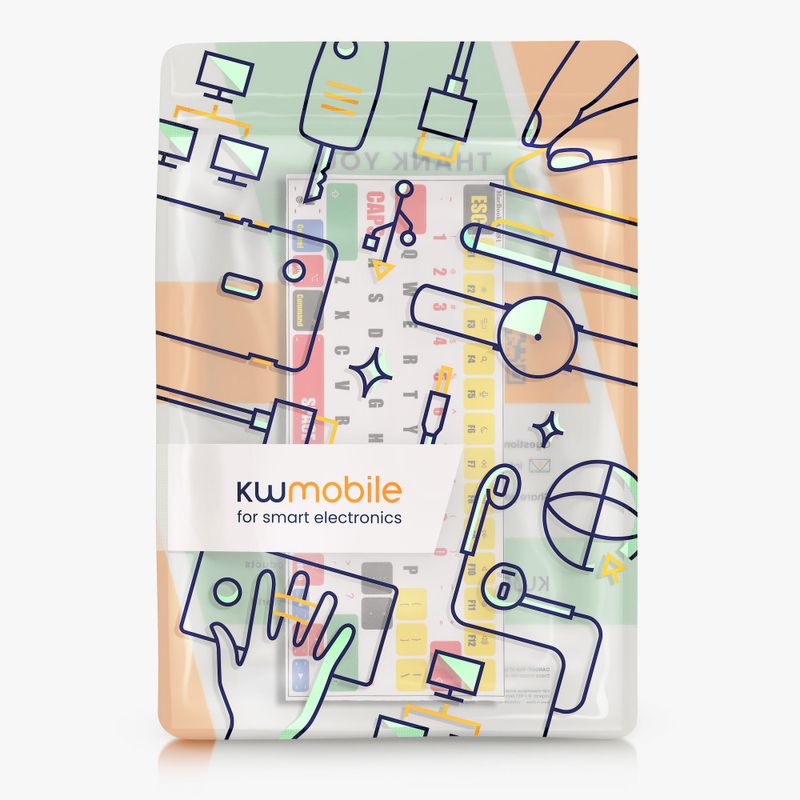 Laptop, Telefoane si Tablete - Laptopuri si accesorii - Piese laptop - Folii protectie si autocolante laptop - Autocolant tastatura Kwmobile pentru Apple MacBook Air M2 (2022), Multicolor, Plastic, KWM000025CP001C - Infinity.ro