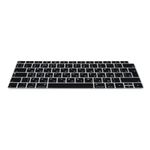 Laptop, Telefoane si Tablete/Laptopuri si accesorii/Piese laptop/Folii protectie si autocolante laptop - Husa pentru tastatura Apple MacBook Air 13.3" (2018-2020), Kwmobile, Negru, Silicon, 53983.01 - Infinity.ro