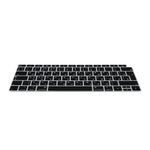 Laptop, Telefoane si Tablete/Laptopuri si accesorii/Piese laptop/Folii protectie si autocolante laptop - Husa pentru tastatura Apple MacBook Air 13.3" (2018-2020), Kwmobile, Negru, Silicon, 53983.01 - Infinity.ro