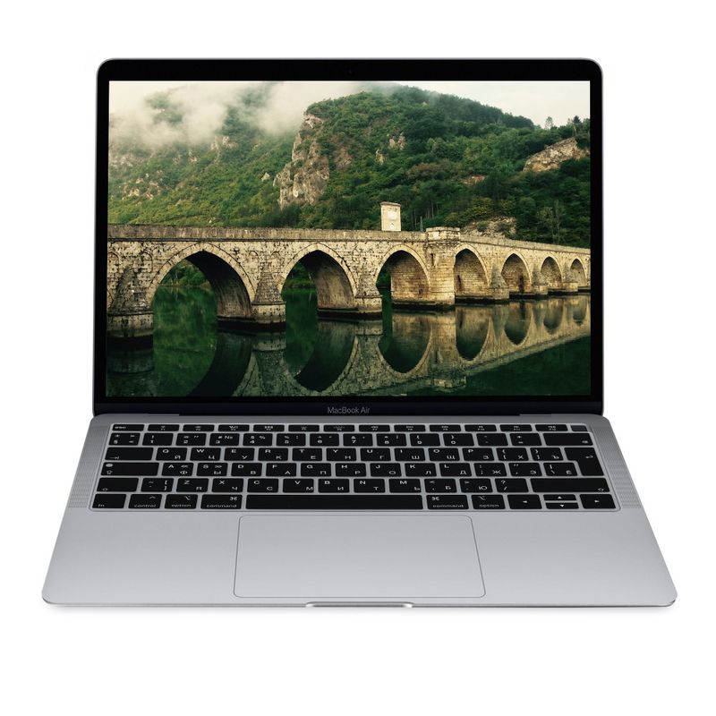 Laptop, Telefoane si Tablete/Laptopuri si accesorii/Piese laptop/Folii protectie si autocolante laptop - Husa pentru tastatura Apple MacBook Air 13.3" (2018-2020), Kwmobile, Negru, Silicon, 53983.01 - Infinity.ro