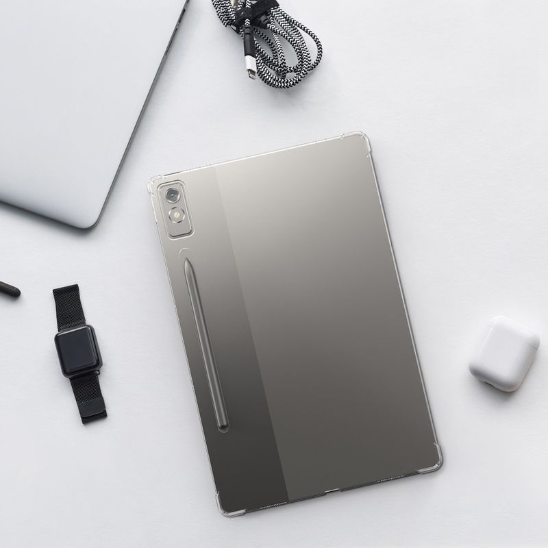 Laptop, Telefoane si Tablete - Tablete si accesorii tablete - Accesorii Tablete - Huse tablete - Husa Kwmobile pentru Lenovo P12, Transparent, Silicon, KWM000023QR001C - Infinity.ro