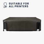 PC, gaming si accesorii - Imprimante, scanere & consumabile - Consumabile si accesorii - Accesorii imprimante - Husa Kwmobile pentru imprimanta Canon Pixma TS8352/Pixma TS8351/Pixma TS8350, Gri inchis, Textil, KWM000025AT001C - Infinity.ro