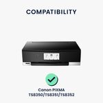 PC, gaming si accesorii - Imprimante, scanere & consumabile - Consumabile si accesorii - Accesorii imprimante - Husa Kwmobile pentru imprimanta Canon Pixma TS8352/Pixma TS8351/Pixma TS8350, Gri inchis, Textil, KWM000025AT001C - Infinity.ro