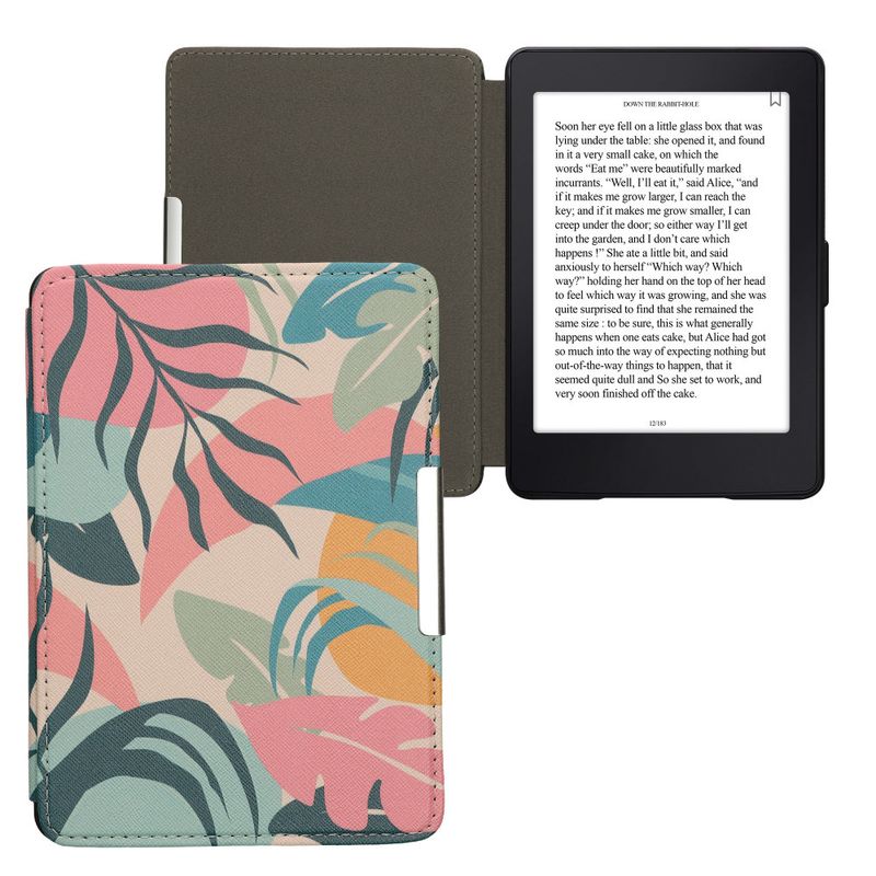 Laptop, Telefoane si Tablete - Ebook reader si accesorii - Accesorii eBook Reader - Husa Kwmobile pentru Amazon Kindle Paperwhite, Multicolor, Piele ecologica, KWM000007TD041C - Infinity.ro