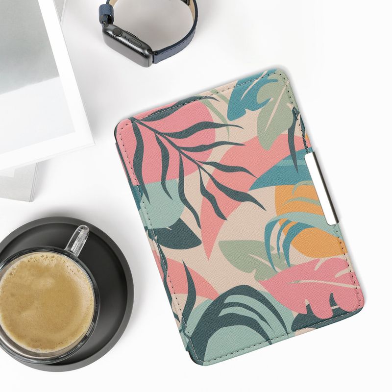 Laptop, Telefoane si Tablete - Ebook reader si accesorii - Accesorii eBook Reader - Husa Kwmobile pentru Amazon Kindle Paperwhite, Multicolor, Piele ecologica, KWM000007TD041C - Infinity.ro