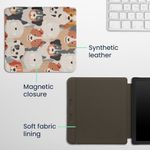 Laptop, Telefoane si Tablete - Ebook reader si accesorii - Accesorii eBook Reader - Husa Kwmobile pentru Kobo Libra 2, Multicolor, Piele ecologica, KWM0000198X017C - Infinity.ro
